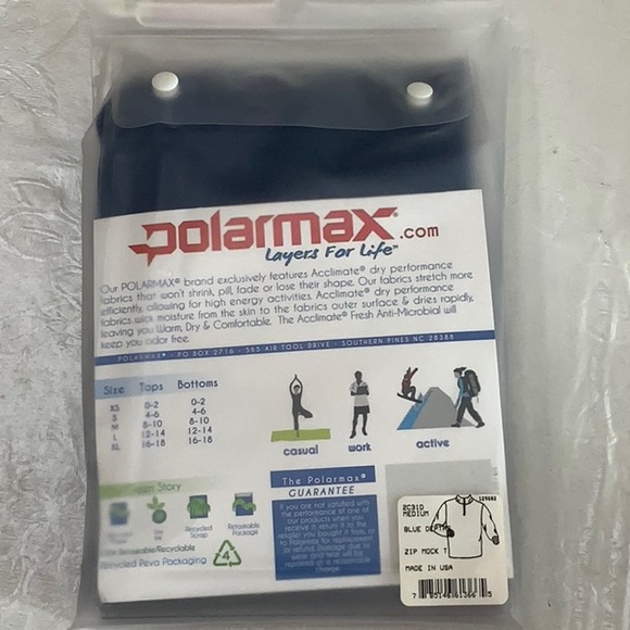 PolarMax BASELAYER 2.0 MIDWEIGHT DOUBLE - Blue Depth - Picture 6 of 13